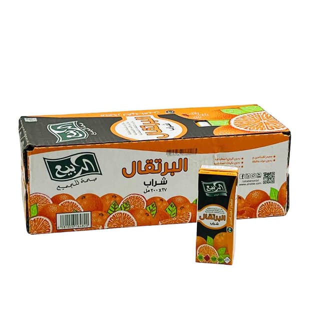 AL RABIE DRINK ORANGE 27X200ML