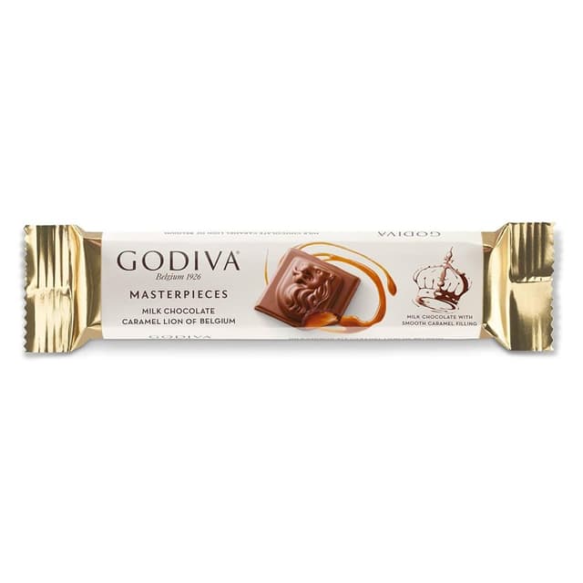 GODIVA MASTERPIECES MILK CHOCOLATE CARAMEL LION 32GM