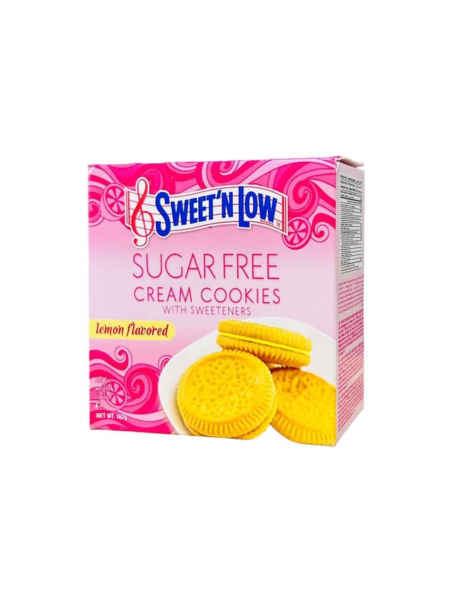 SWEET N LOW CREAM COOKIES LEMON 162 GR