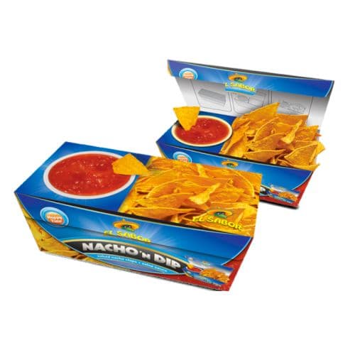 EL SABOR NACHO N DIP SALTED CHIPS 175GM