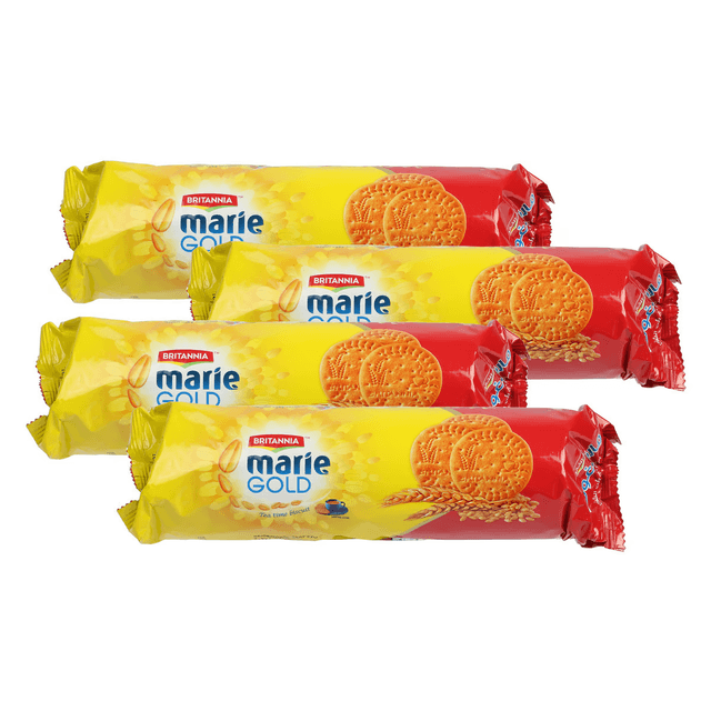 BRITANNIA MARIE GOLD BISCUIT 4X80 GM