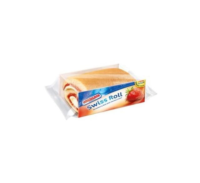 AMERICANA SWISS ROLL STRAWBER W VANILLA CREAM 55GM