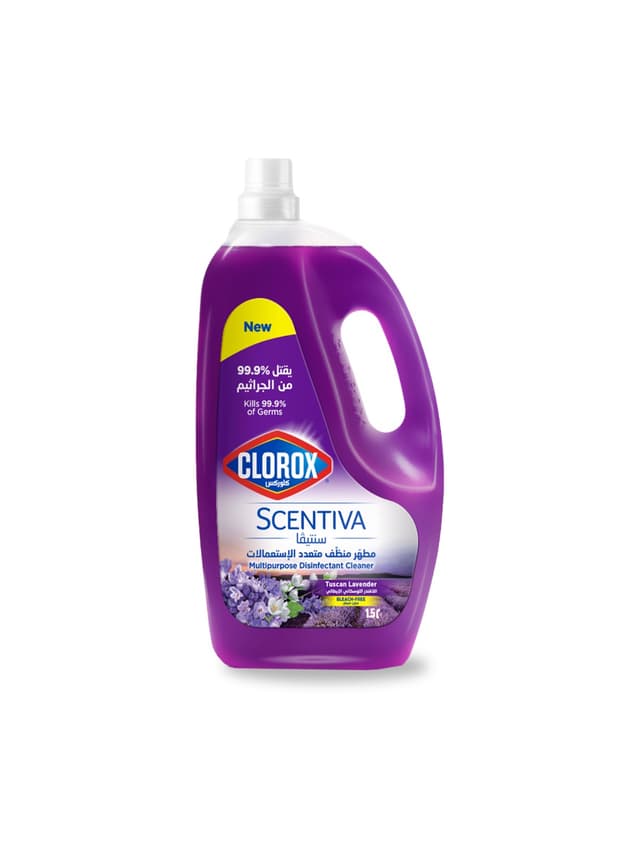 CLOROX LAVENDER MULTIPURPOSE DISINFECTANT CLEANER 1.5LTR