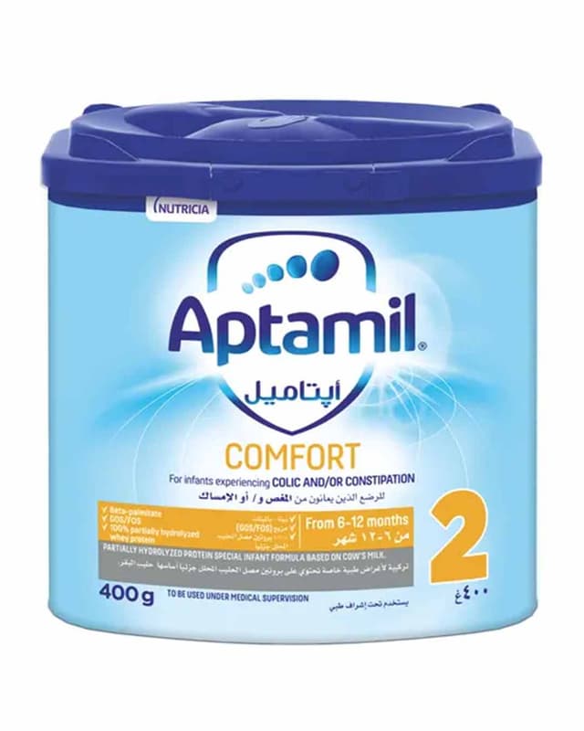 APTAMIL 2 FOLLOW ON MILK COMFR 400 GM