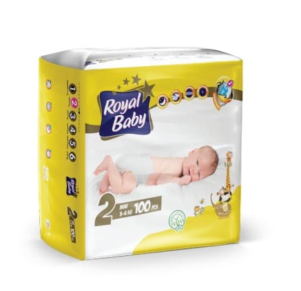 ROYAL BABY DIAPER 2 MINI 100PCS