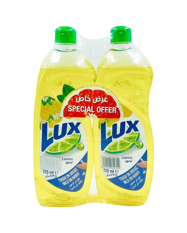 Lux Dishwash Lemon 2X725ML