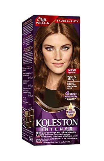 KOLESTON HAIR COLOR CREAM WITH OIL REPLACEMENT - 305/4 CHESTNUT