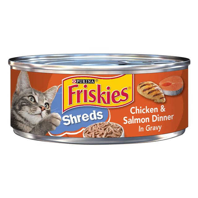 Friskies Shreds Chicken & Salmon Dinner In Gravy 156 g
