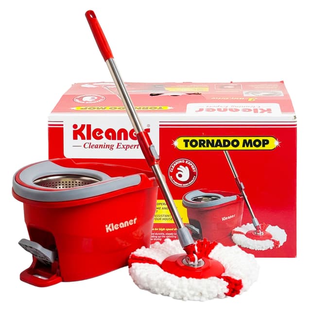 Plastic spin mop bucket