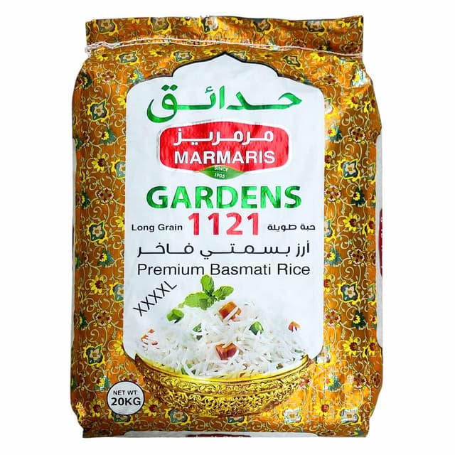 MARMARIS GARDENS PREMIUM BASMATI RICE 20 KG