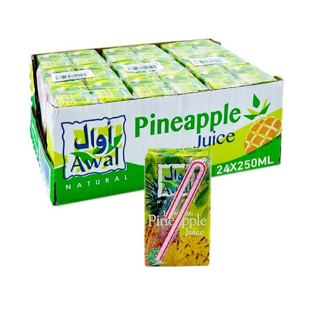 AWAL JUICE PINEAPPLE 24 x 250ML
