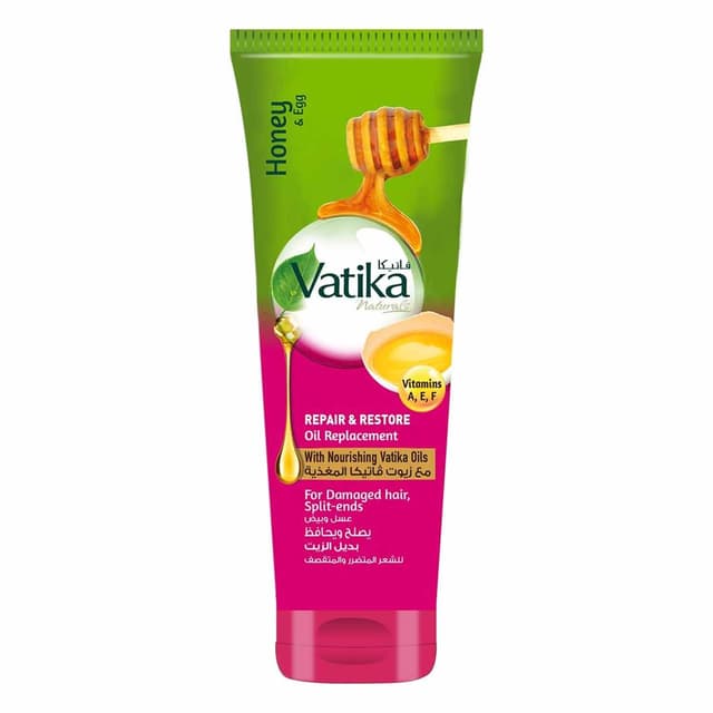 Vatika Naturals Repair & Restore Hair Oil Replacement | Enriched With Honey & Egg | For Damaged Hair, Split-Ends - 200ml