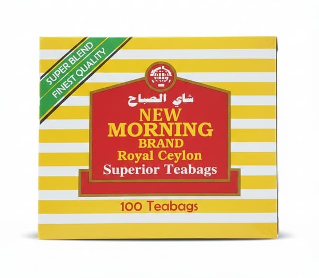 NEW MORNING ROYAL CEYLON TEABAGS 100PCS