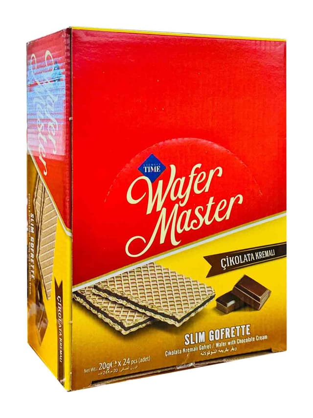 TIME GOFRETTE WAFERS W/CHOCO CREAM 24x20 GR