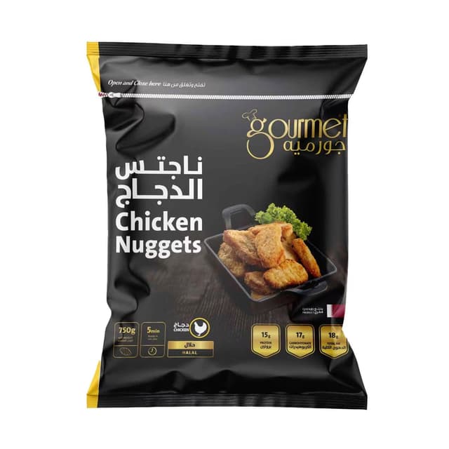 GOURMET CHICKEN NUGGETS 750GR