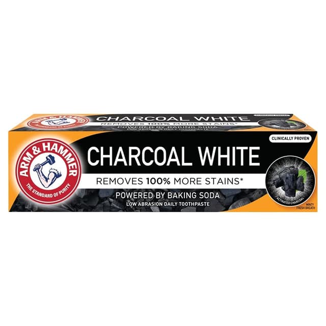 ARM & HAMMER CHARCOAL WHITE 2X75ML 25%OFF