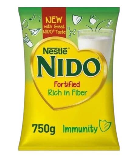 NIDO FORTIFIED FIBER MILK POUCH 750GR
