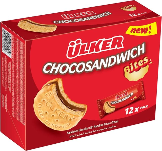 ULKER CHOCOSANDWICH BITES 12 X 32GM
