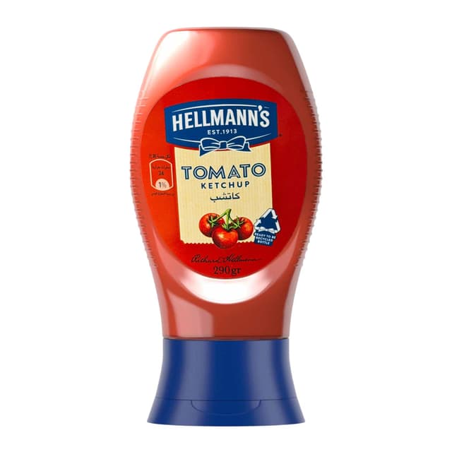 HELLMANNS TOMATO KETCHUP 290GM