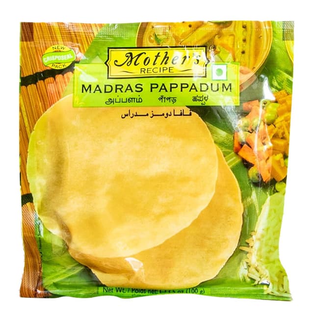 MOTHERS MADRAS PAPPADUM 100GR
