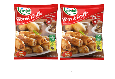 PINAR BOREK ROLLS MINCED MEAT POTATO 2X500GM