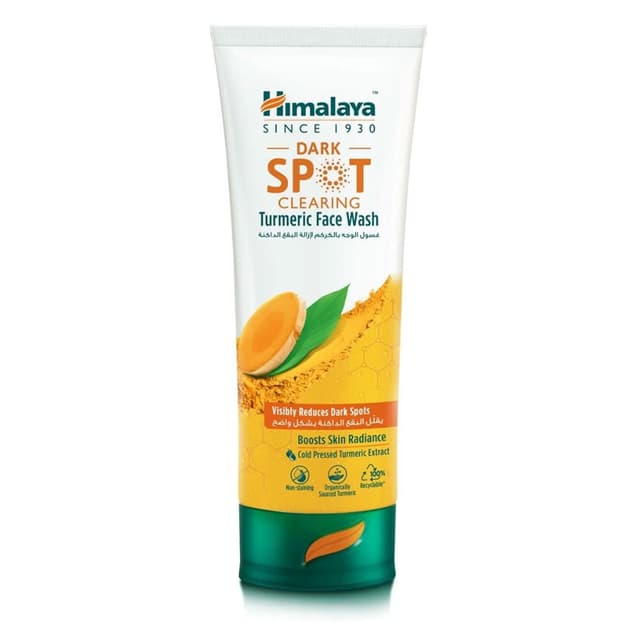 HIMALAYA DARK SPOT CLEARING TURMERIC FACE WASH 100ML
