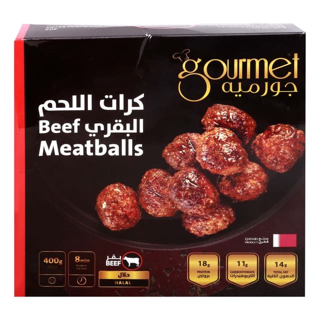 GOURMET BEEF MEATBALLS 400GM