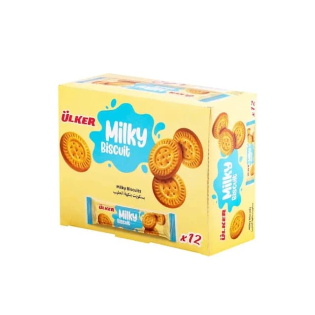 ULKER MILKY BISCUITS 12 x 36GM