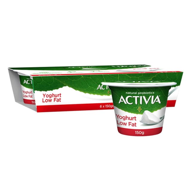 ACTIViA YOGHURT LOW FAT 6 x 150GM