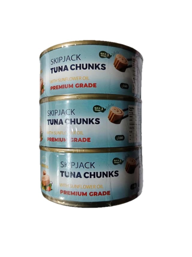 AMEENA SKIPJACK TUNA CHUNKS SUN FLOVWER OIL 160GM