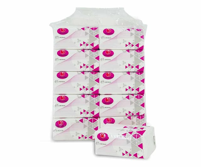 SOFT FACIAL TISSUES 10X 600 SHEETS