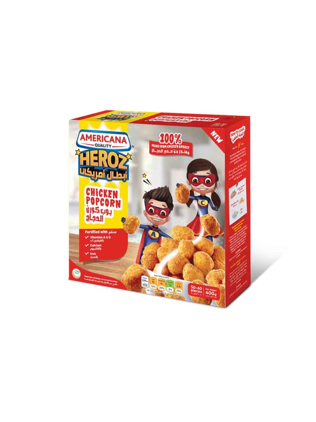 AMERICANA POPCORN CHICKEN 400 GM