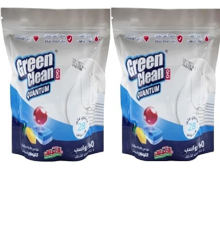 GREEN CLEAN DISHWASHER TABLETS 2X28PCS