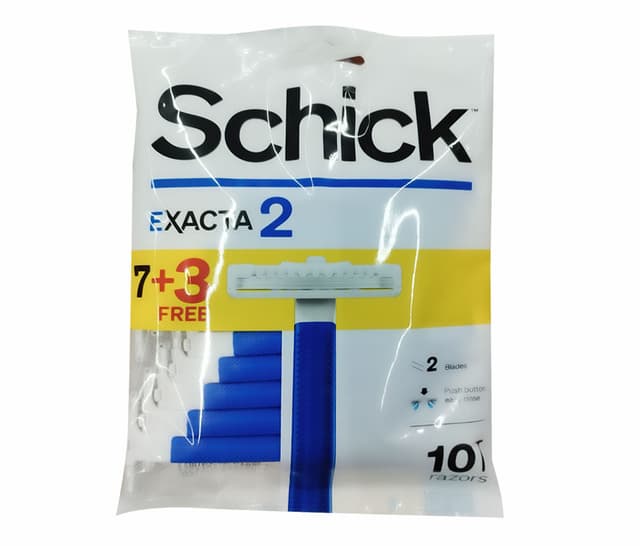 SCHICK2 SHAVING RAZORS 7+3 FREE