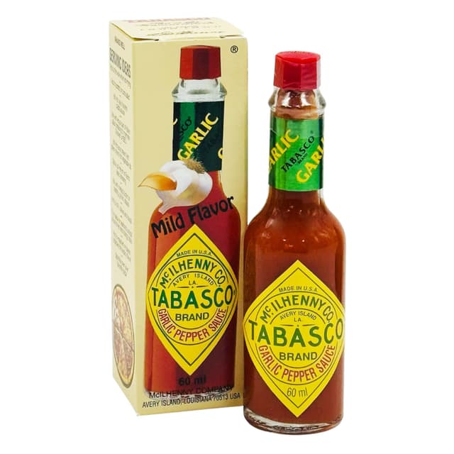 TABASCO SAUCE GARLIC PEPPER 60ML
