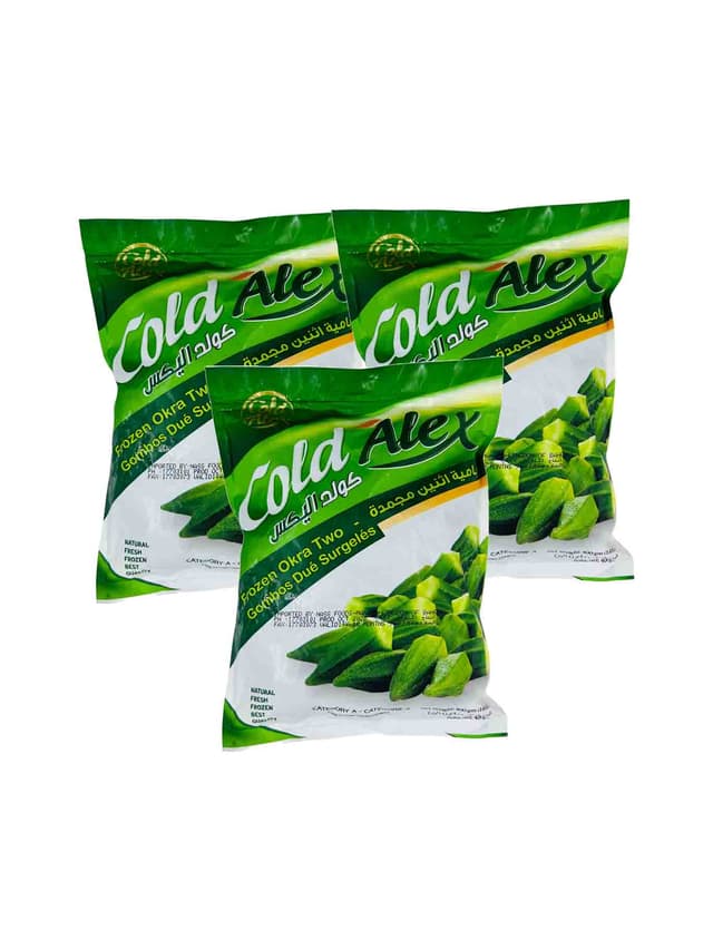 COLD ALEX OKRA TWO 3X400G