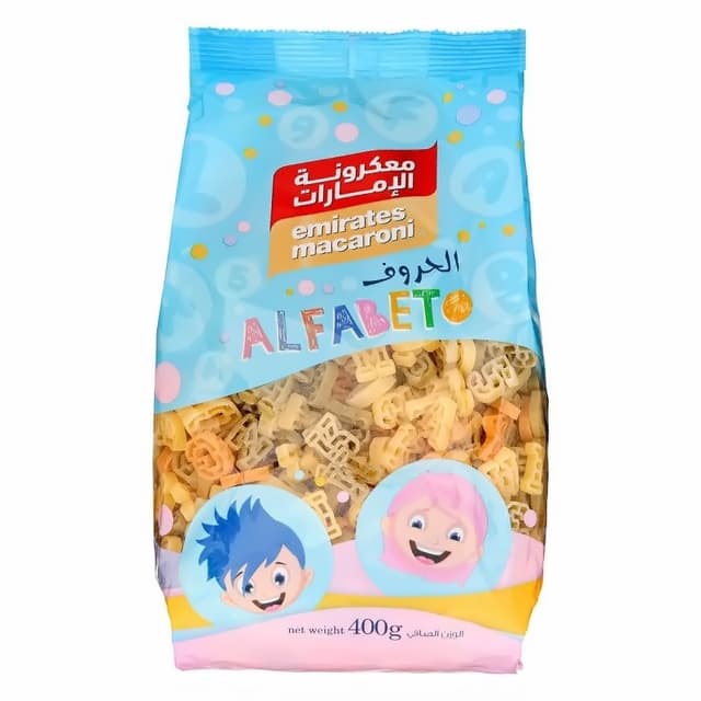 EMIRATES MACARONI ALFABETO KIDS BEN 400GM
