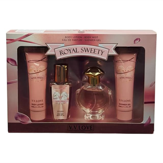 Womens perfume set with lotion