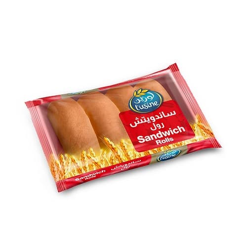 LUSINE SANDWICH ROLL WHITE 200gm