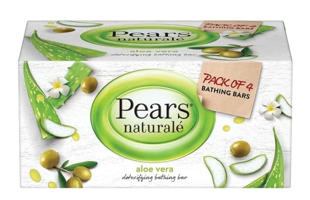 PEARS ALOE VERA SOAP BAR 125GM 3+1FREE