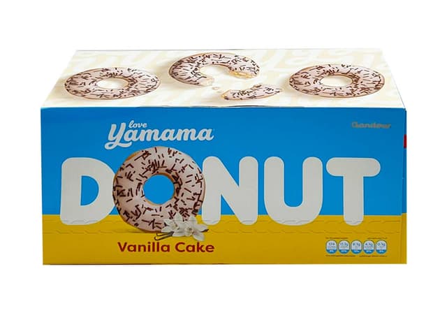 GANDOUR YAMAMA DONUT VANILLA 12 X 37GM