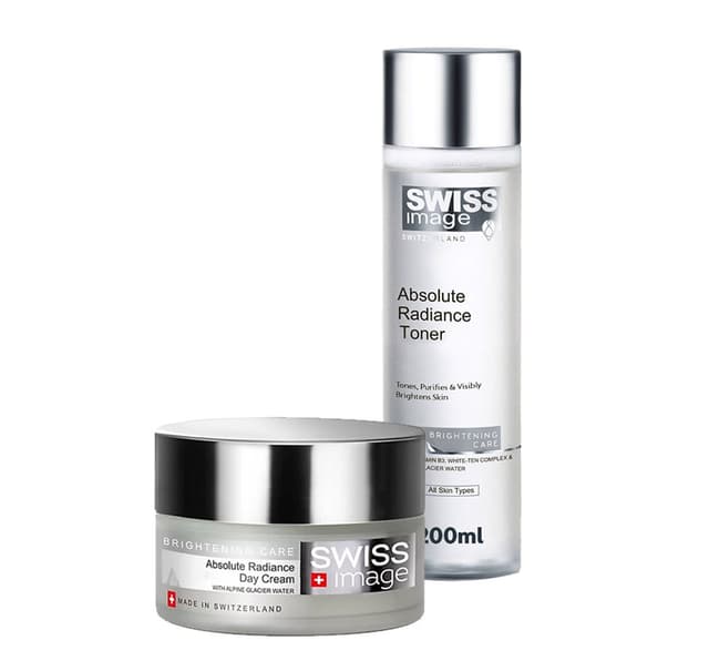 SWISS IMAGE FACE TONER 200ML+50ML DAY CREAM