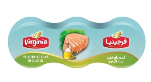 VIRGINIA YELLOWF TUNA IN OLIVE OIL 3X170GM