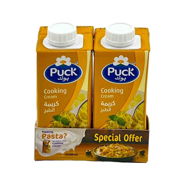 PUCK COOKING CREAM 2X200ML