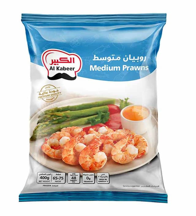 ALKABEER MEDIUM PRAWNS 400GR