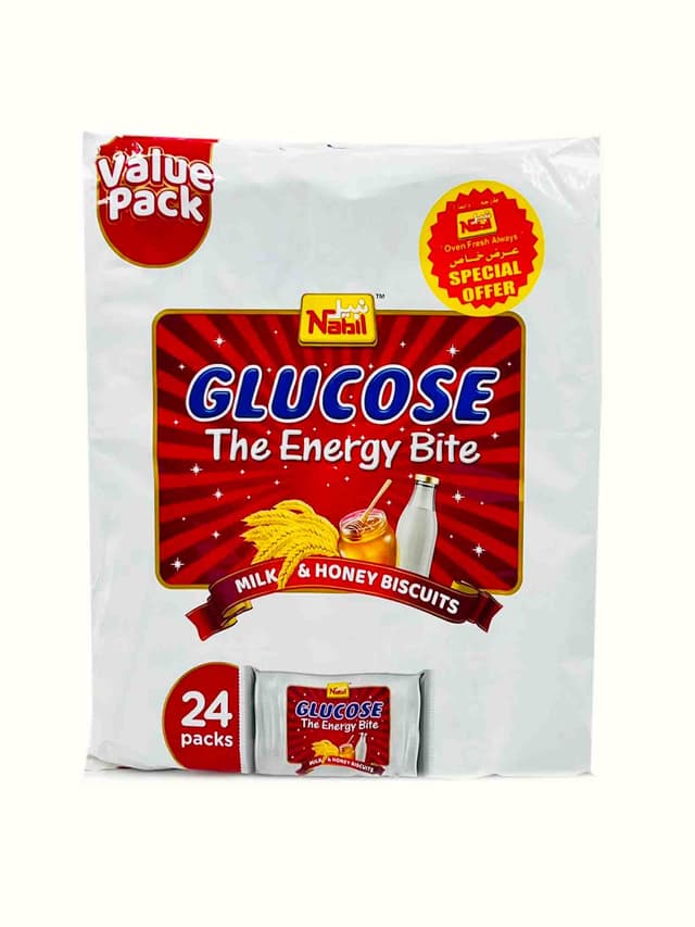 NABIL GLUCOSE BISCUITS 24X36GM