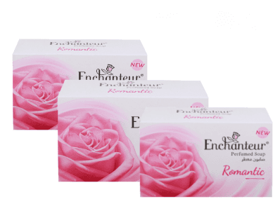 ENCHANTEUR SOAP ROMANTIC 125GM 2+1FREE