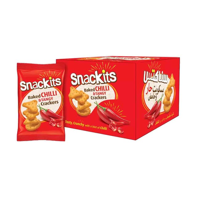 NABIL SNACKITS CHILLI&TANGY BAKED BITES 8X26GM