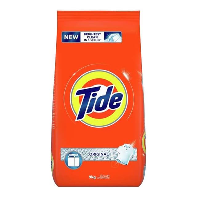 TIDE HS ORG DETERGENT POWDER 9KG