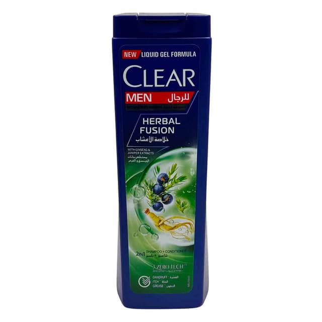 CLEAR MEN HERBAL FUSION SHAMPOO 400ML